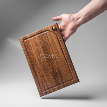 Доска для подачи с желобком (тонированная) от мастерской DIVIRO